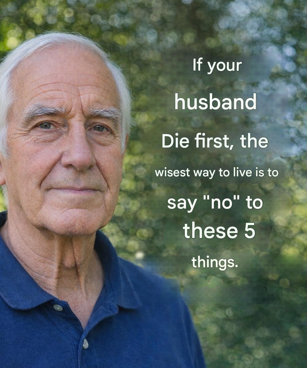 If your partner dies before you: Avoid these 5 mistakes to live peacefully and strongly after 60.