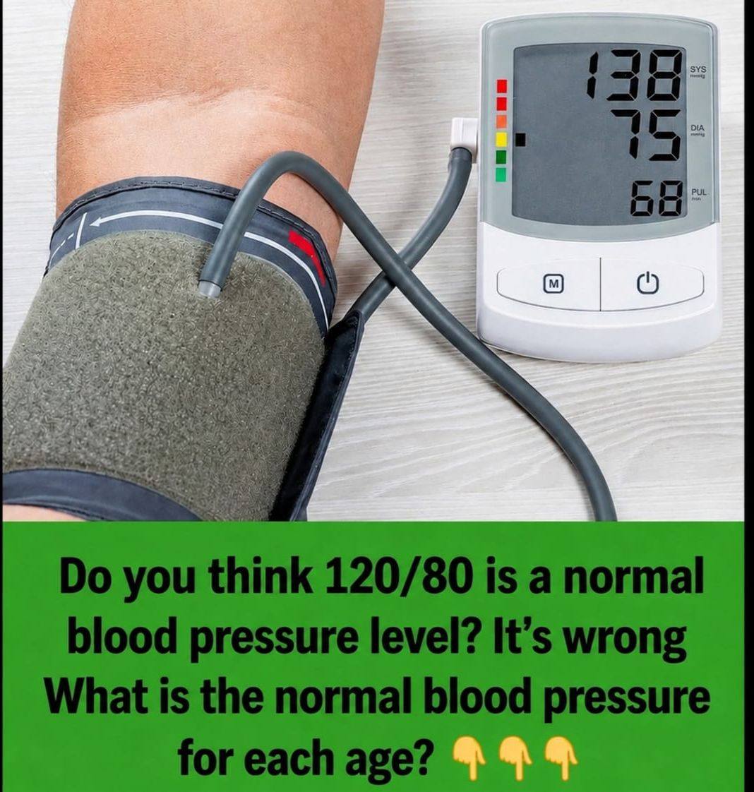 What Is The Normal Blood Pressure For Each Age