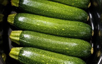 Dump whole unpeeled raw zucchini in the slow cooker and 2 other ingredients to get a sweet so delicious your husband will be begging for more!
