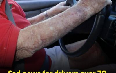 Sad news for drivers over 70, they will soon no longer be able to…