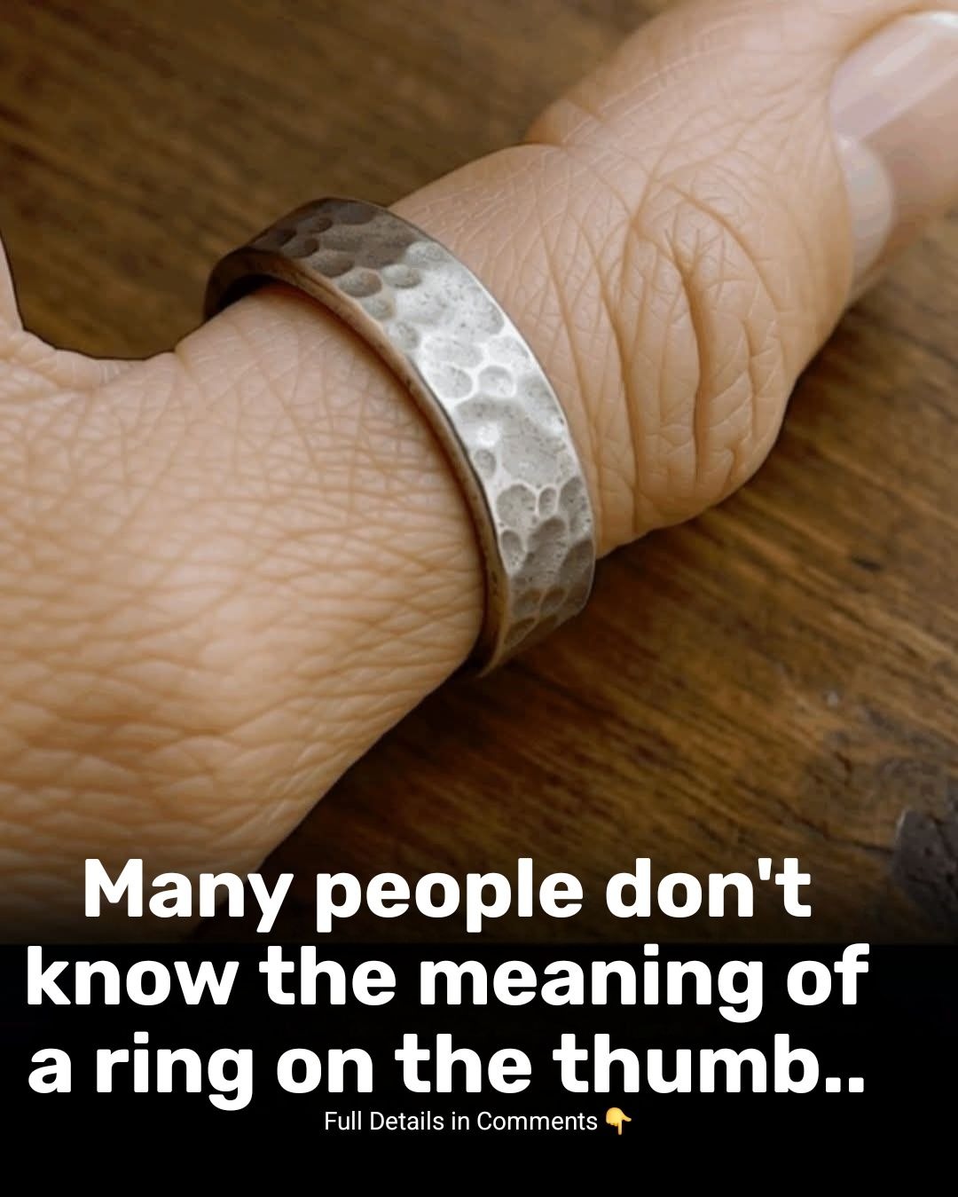 Thumb Rings: Style, Status, and Secret Meanings