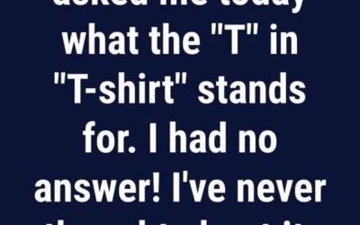 Why Do We Call Them T-shirts?