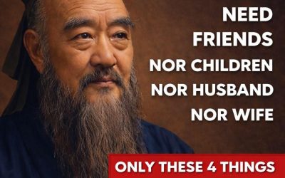 4 principles attributed to Confucius to build a fuller and more balanced old age.