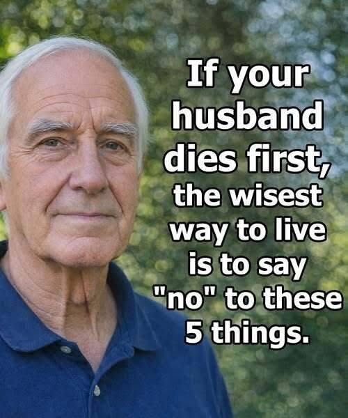 If your partner passes away first — 5 mistakes to avoid for a calmer, more peaceful life… See more ⬇️