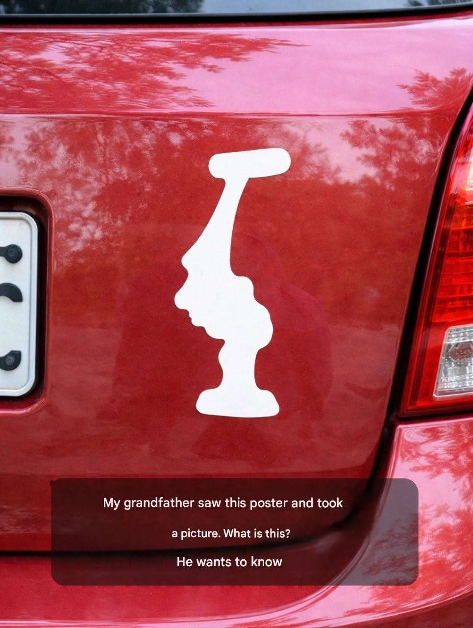 Why Drivers Display This Upside-Down Sticker on Their Cars