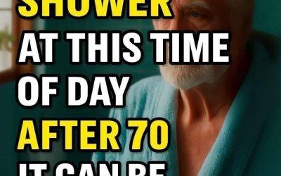 🚿 The Hidden Risks of Showering at the Wrong Time — What Every Senior (and Caregiver) Should Know