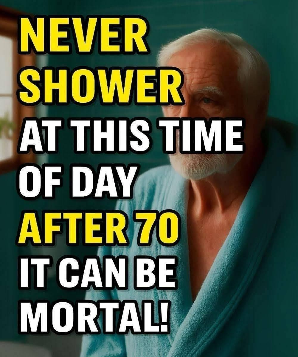 🚿 The Hidden Risks of Showering at the Wrong Time — What Every Senior (and Caregiver) Should Know