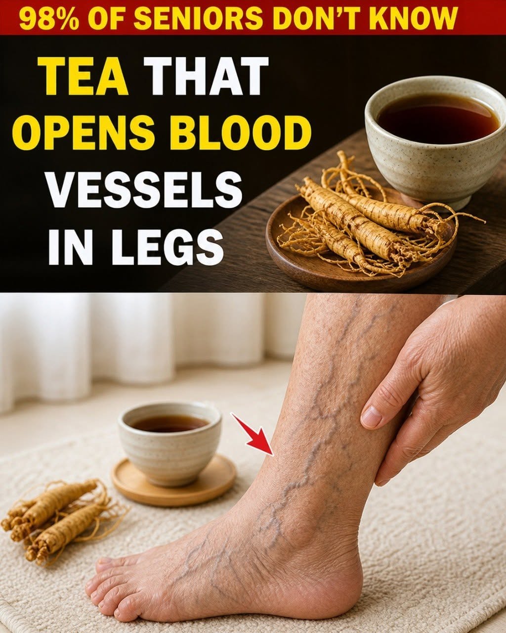 Over 60? These 3 Simple Teas Rebuild Leg Strength and Put Spring Back in Your Step