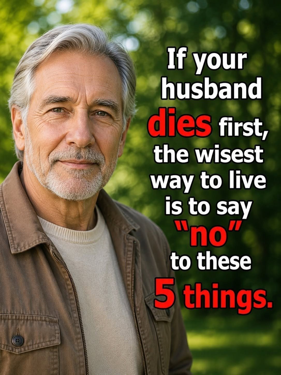 If your spouse passes away before you — Avoid these 5 mistakes to maintain peace and strength after 60.