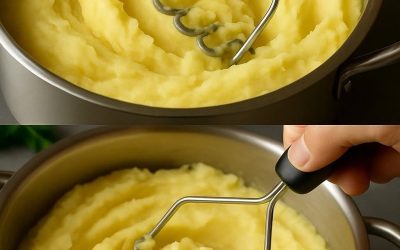 Do not add milk or water to your puree: this ingredient makes everything creamier than in a restaurant