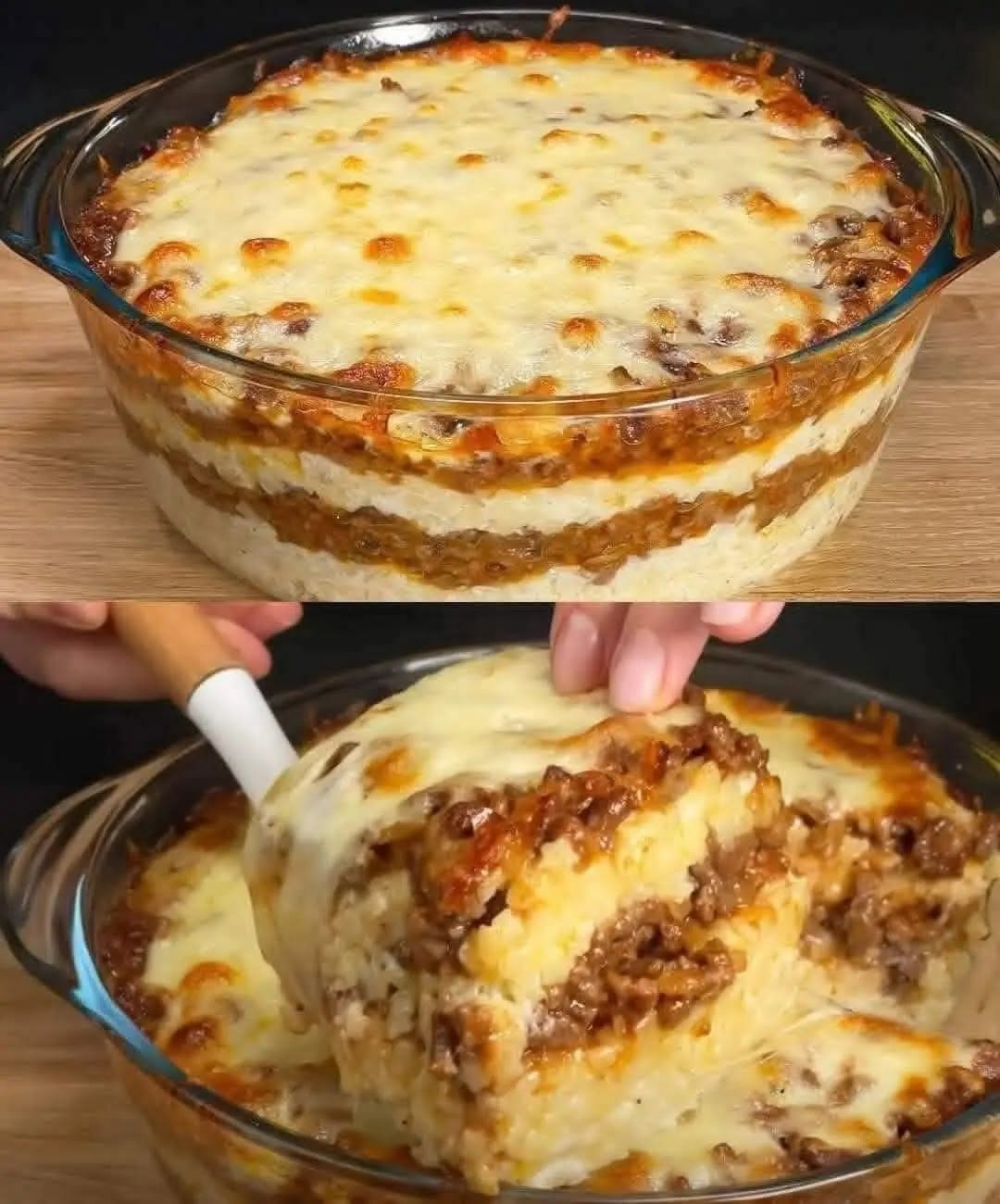 The Most Delicious Dinner in 10 Minutes: Cheesy Ground Beef & Mashed Potato Casserole