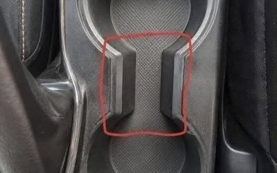 What Is the Weird Gap Between Car Cup Holders For???
