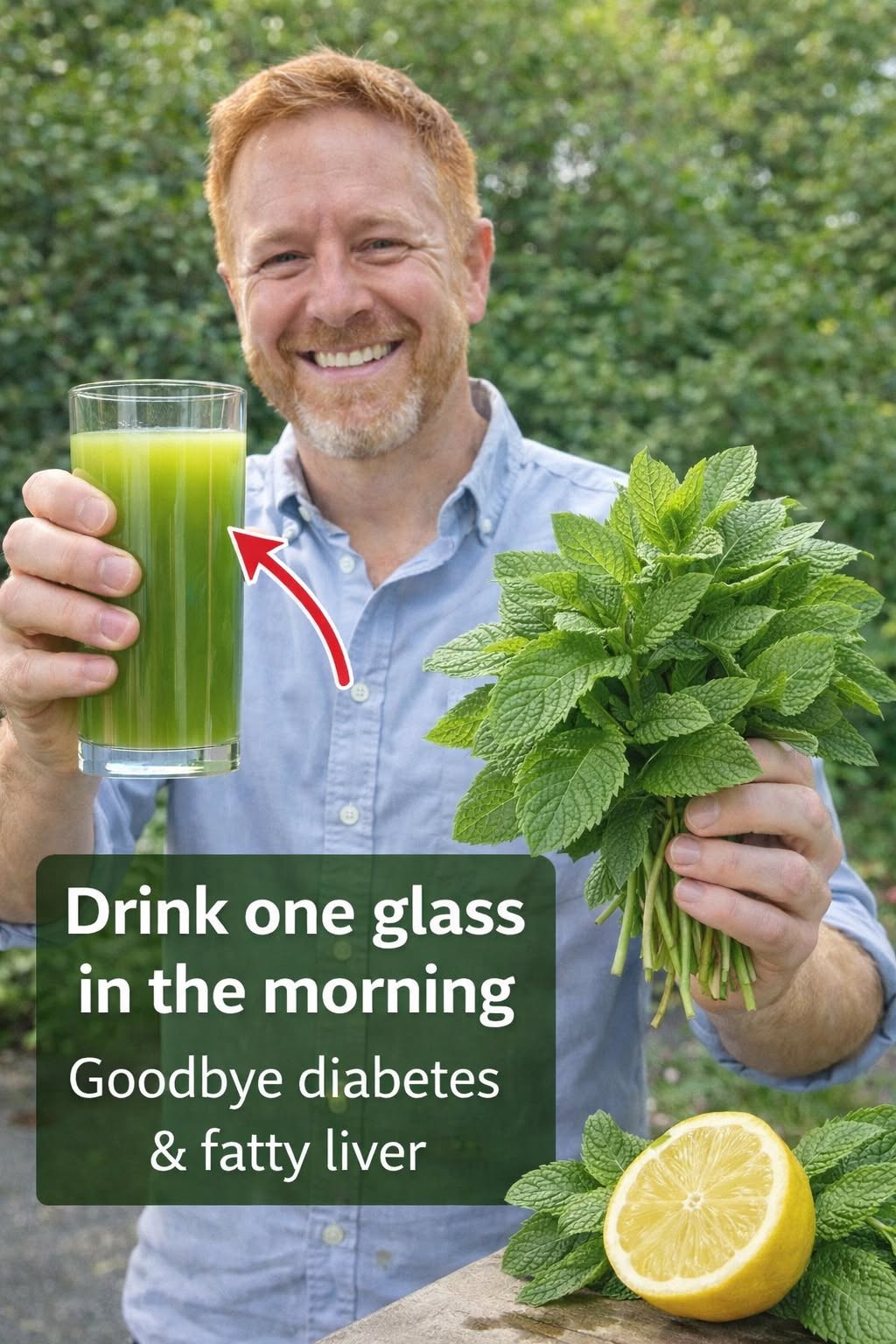 My grandmother couldn’t walk because her legs were very swollen due to poor circulation, but I prepared this homemade remedy and now she can walk and jump again because she managed to eliminate circulation problems, diabetes, and fat buildup in the liver.