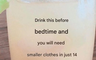 Bedtime drink to remove all belly fat in just 1 week.