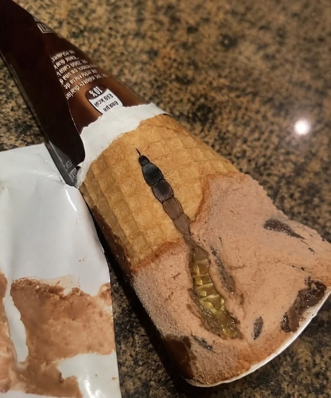 She Took One Bite of Her Ice Cream and Froze When She Saw What Was Hiding Inside