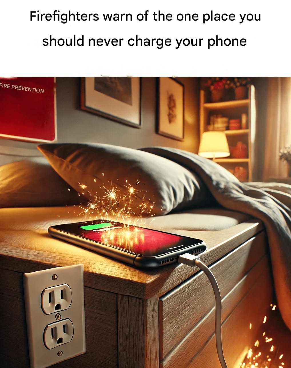 My Bedroom Caught Fire At 2AM Because Of This Phone Mistake