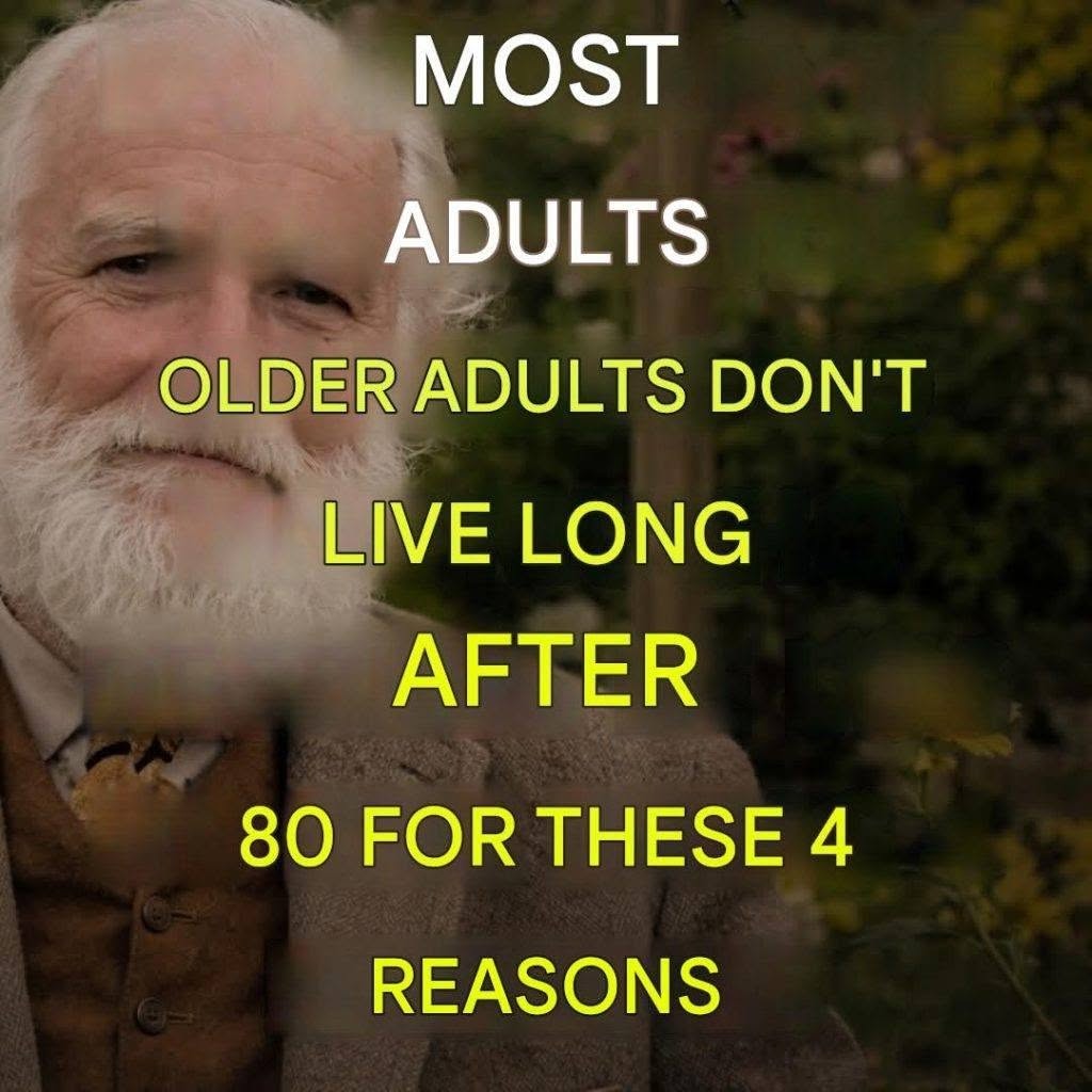 Five deadly mistakes that older adults make daily that shorten their life expectancy.