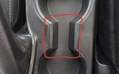 What Is the Weird Gap Between Car Cup Holders For???