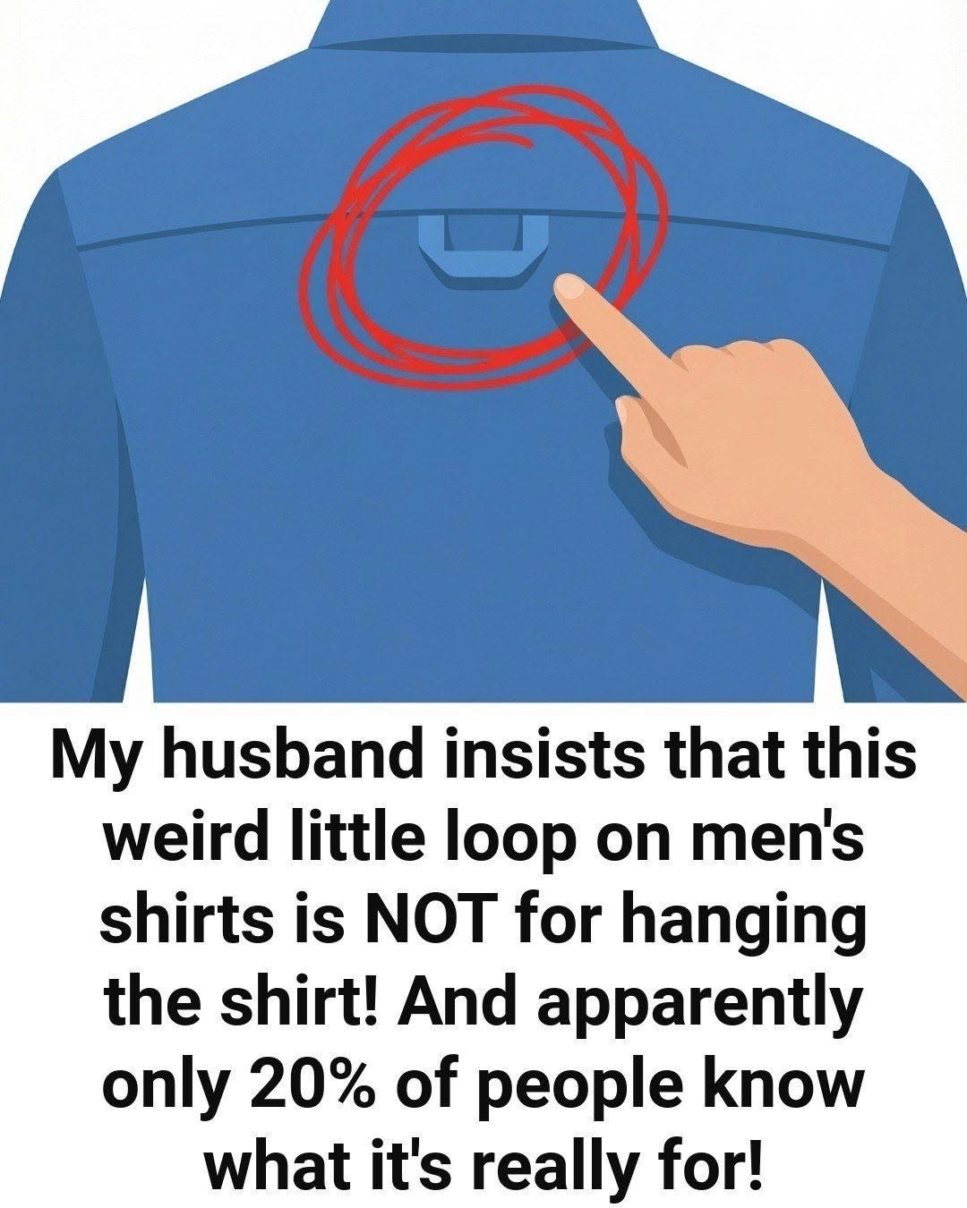 Why Button-Down Shirts Have Loops On the Back