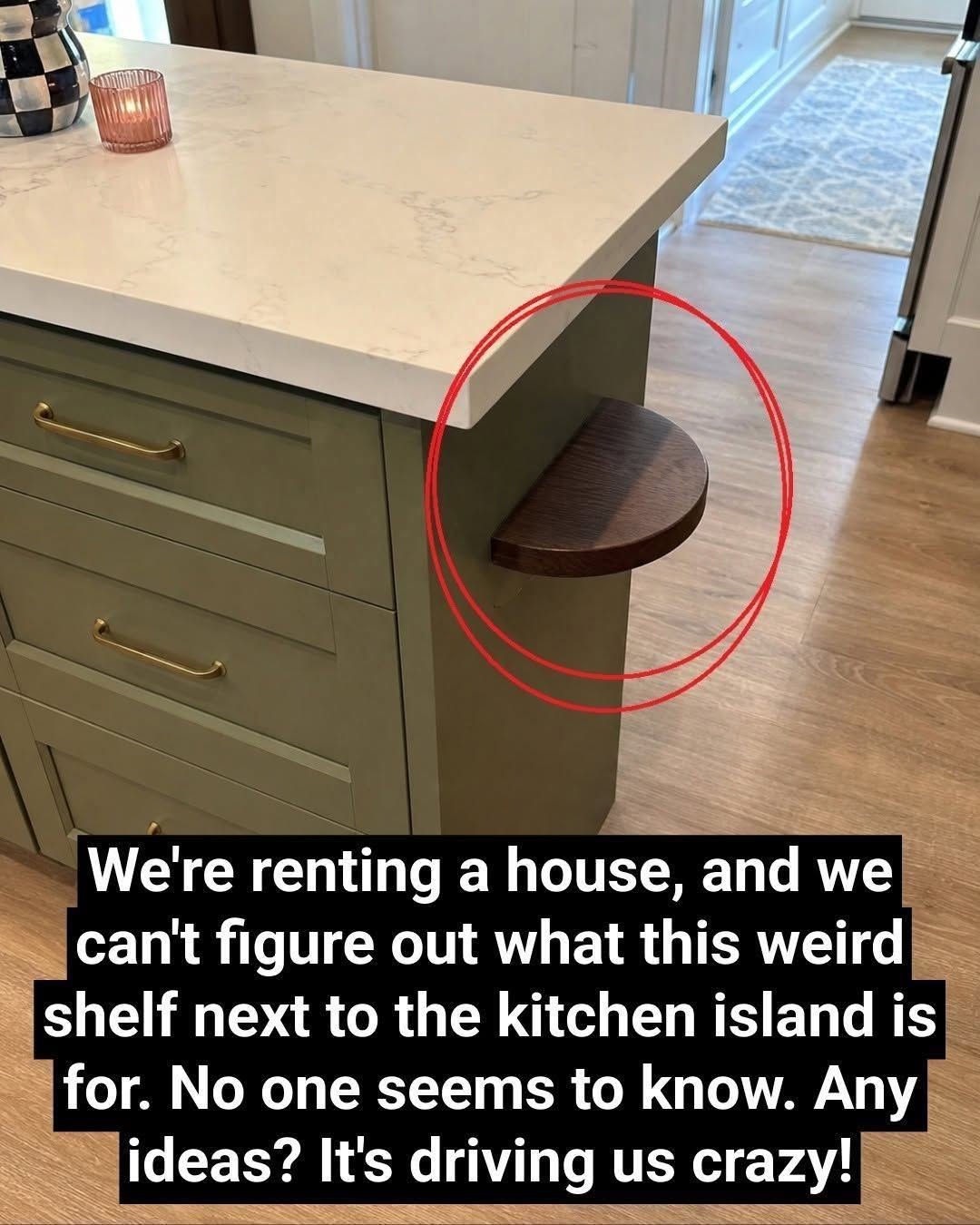 The Mystery of the Little Ledge: What That Small Kitchen Island Shelf Is Actually For (And How to Love It)
