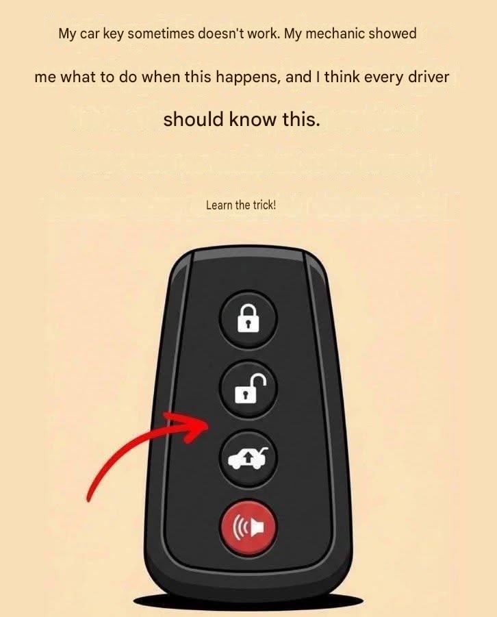 Try these tricks if your car key stops working.