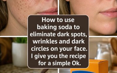 How to use baking soda to remove dark spots, wrinkles and dark circles from your face.