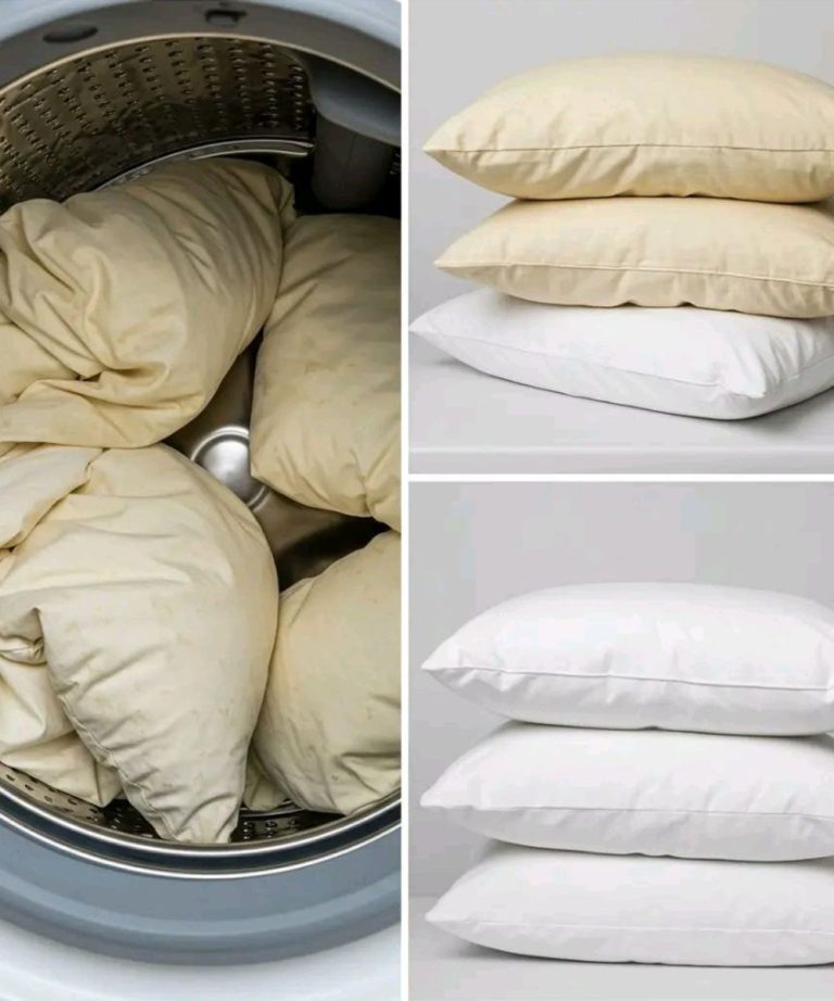 How to wash yellowed pillows: 3 tips to keep them white and new