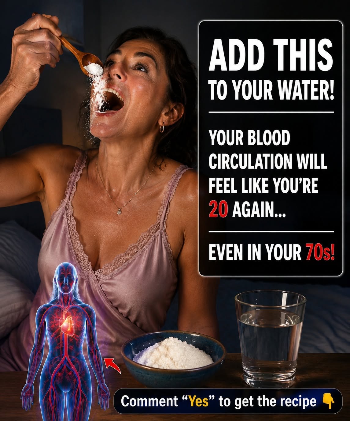 Seniors: Don’t just drink plain water, add this mineral for perfect blood circulation.