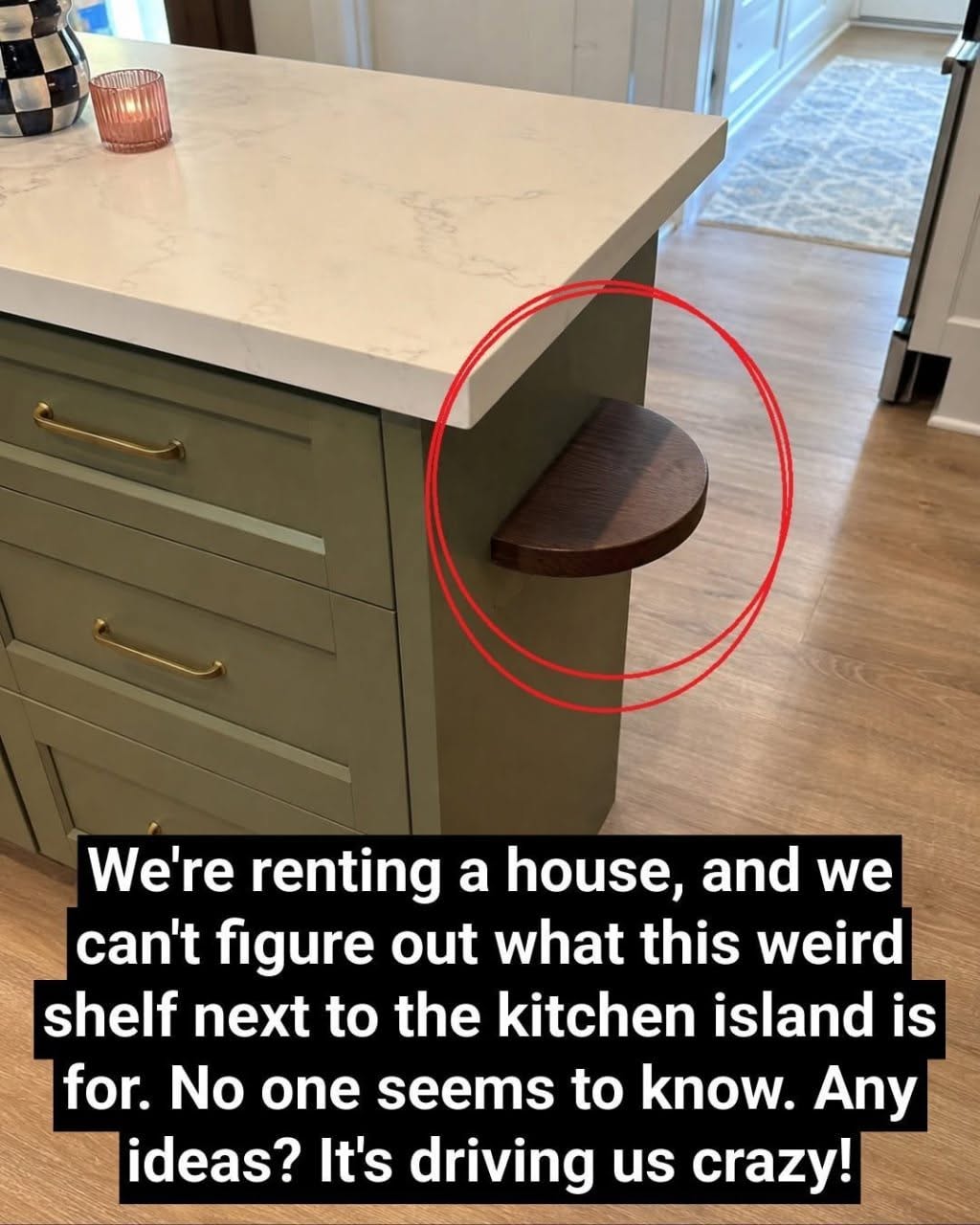 The Mystery of the Little Ledge: What That Small Kitchen Island Shelf is Actually For (And How to Love It)