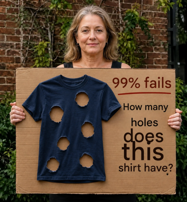 99% of People Get This Wrong… How Many Holes Does This Shirt Really Have?